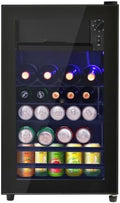 Merax Mini-Kühlschrank, 40,0 x 43,5 x 71,6 cm, 43 dB, 76 L, 70 L, Weiß, Getränkekühlschrank, Mini Kühlschrank mit Gefrierfach