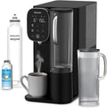 PHILIPS Kücheninstallation, 2000 L, Schwarz, 6500 Umkehrosmose-Wasserspender: gereinigtes heißes und, 5-in-1-RO-Filter reduziert >110 Schadstoffe