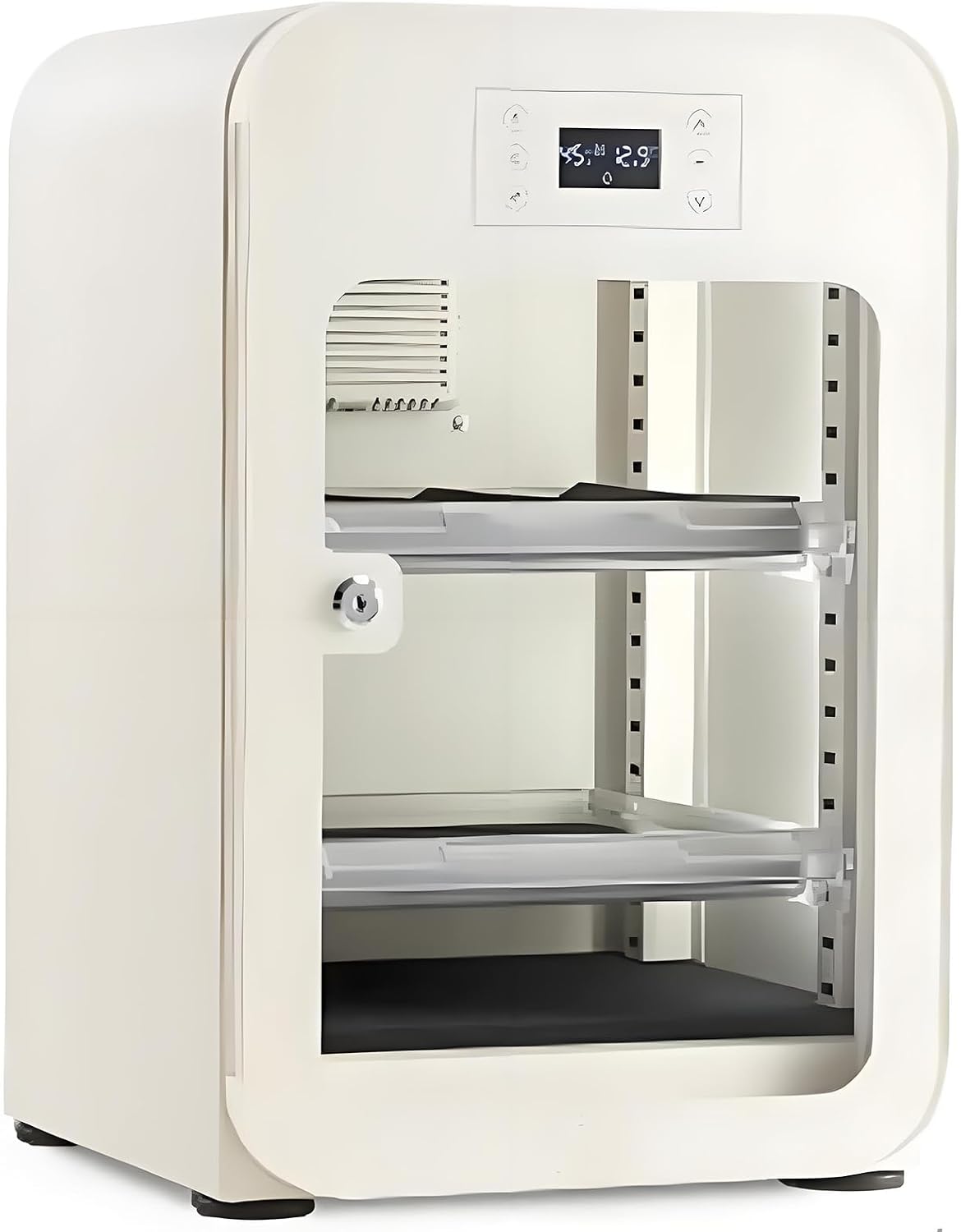 Kameraobjektiv Luftentfeuchter, 40 L, Weiß, Smart Dry Cabinet mit digitaler Steuerung, geräuschlose Luftfeuchtigkeit Trockenbox für Fotografie