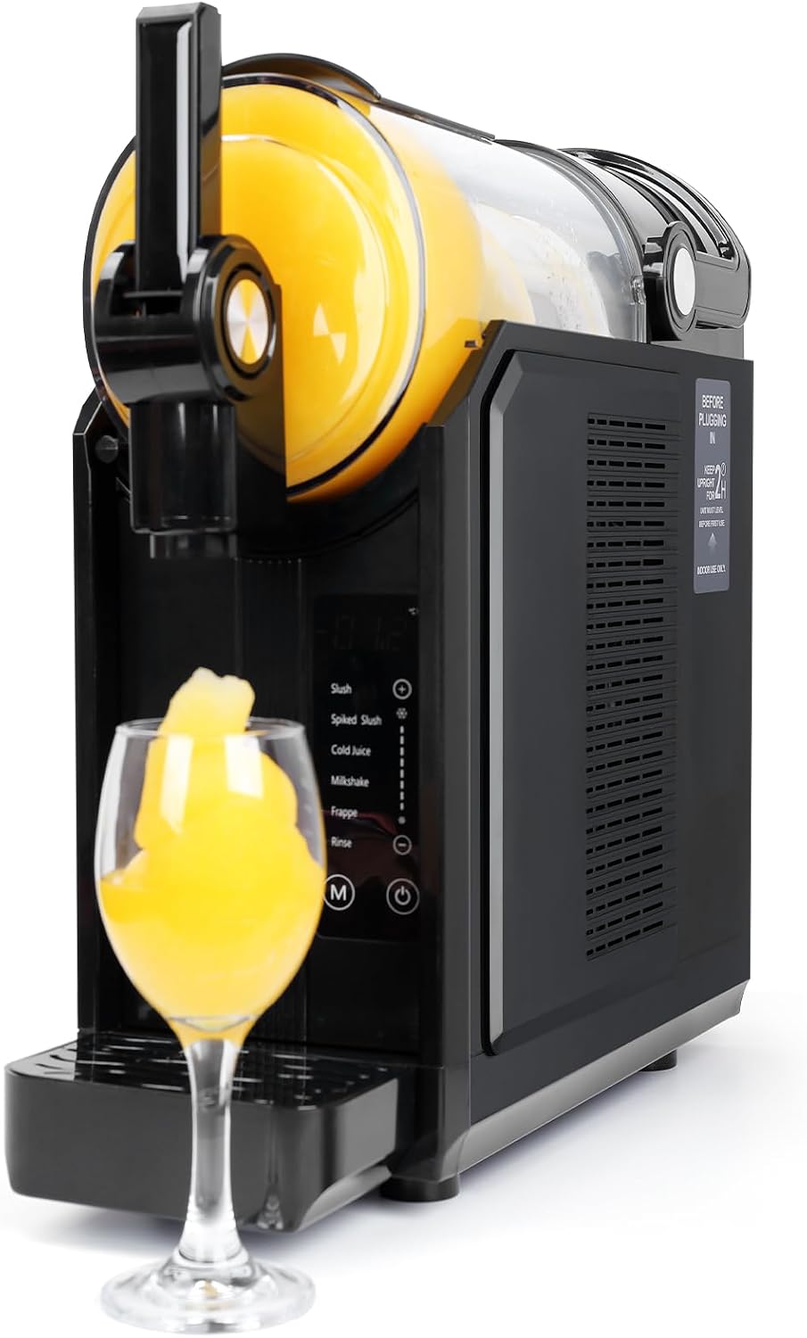 GarveeTech Eismaschine, 2,5 L, Schwarz, Slush Maschine für Zuhause, 5-in-1 für Slushies, Cocktails, Milchshakes