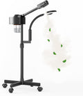 Dress Vous Hautpflege Zubehör, Schwarz, Gesichtsdampfer mit Lupenlampe, 2 in 1 Ozon-Dampfgarer für den professionellen