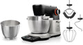 Bosch Universalküchenmaschinen, 1.800 W, 6 L, Silber, Küchenmaschine Serie 8 mit Automatikprogramm, Waage, Timer