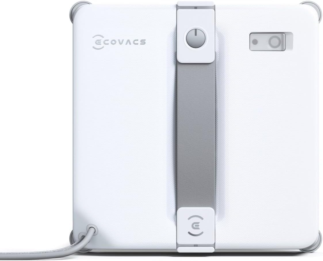 ECOVACS Fenstersauger, Transparent, WINBOT MINI2 Fensterputzroboter, Fensterreiniger Roboter mit 6 Smart Reinigungsmodi