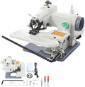 ROGONPDK Blindstichmaschine, 100 W, Schwarz, Tragbare Blindstich Saummaschinen, Blindstich Nähmaschine, Haushaltsnähmaschine 1200 U/m