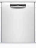 Bosch Geschirrspüler, 60 cm, Silber, SMU4HCW48E Serie 4 Unterbau- /D / /Edelstahl / 85 kWh/100