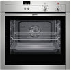 NEFF Backofen, 67 L, Silber, Mega SHM 4442 N Elektro, Duo- system mit 6 Betriebsarten, Edelstahl