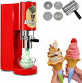 LYJIANGXIN Eismaschine, 28–30 l/Stunde, 80 W, Edelstahl, Silber, Professionelle Eiscreme Nudelmaschine