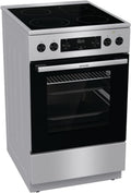 Gorenje Elektroherd, 70 Liter, 50 cm, Schwarz, GECS5C70XPA Elektro-Standherd mit Glaskeramik-Kochfeld / /