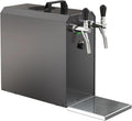 ich-zapfe.de Mini-Zapfanlagen, 55 l, Grau, Bierzapfanlage Untertisch Komplettset Stream 50 mit, 5-l-Adapter Zapfkopf Kombi Typ M