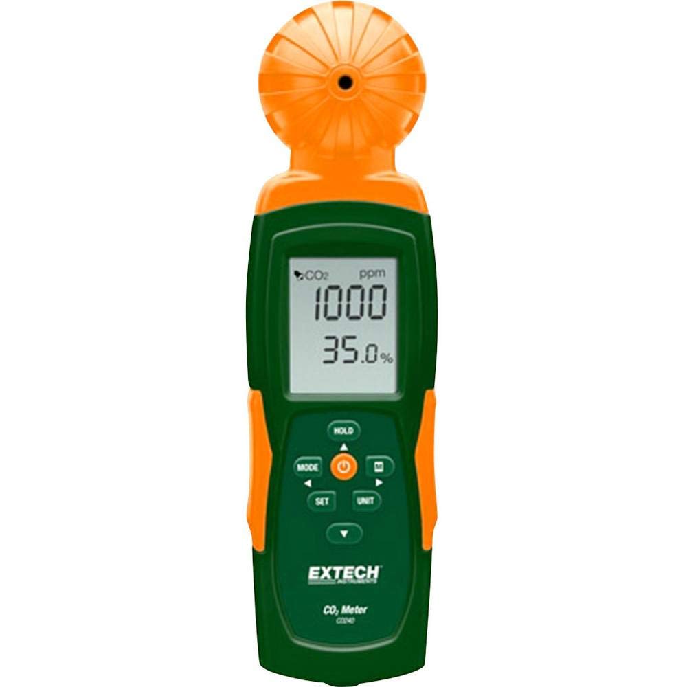 EXTECH Multimeter, Schwarz, Innenraum-Luftqualitätsmessgerät und Kohlendioxid-Messgerät, 1 Stück, CO240