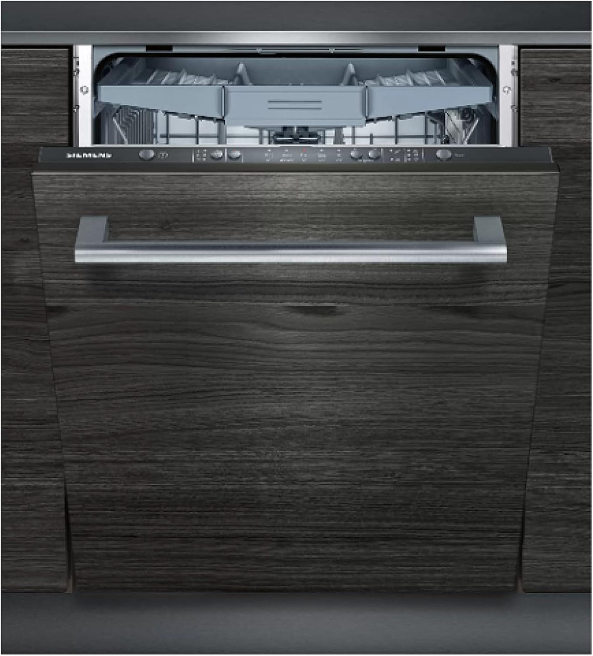 Siemens Geschirrspüler, 46 dB, 60 cm, Silber, SN615X03EE - vollintegrierbar, extrem leise nur