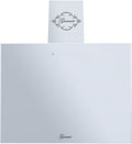 GURARI Dunstabzugshaube, 286 WH, 80 cm, Weiß, Kopffreihaube GCH 8 Prime kopffrei Glas