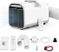 HCAUYNN Klimaanlage, ca. 45 dB, 1400 W, Weiß, Mobil /5000BTU, Temperatur 16, 32°C
