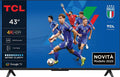 Fernseher, Schwarz, Smart TV, Smart TV TCL 43P6K 43' 4K Ultra HD LED HDR D-LED