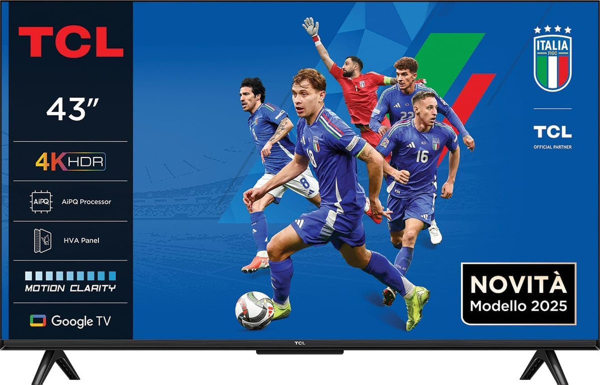 Fernseher, Schwarz, Smart TV, Smart TV TCL 43P6K 43' 4K Ultra HD LED HDR D-LED