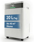 VENTA Luftentfeuchter, Weiß, AD100 elektrisch Raumentfeuchter