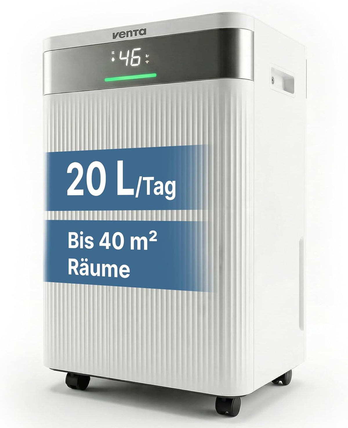 VENTA Luftentfeuchter, Weiß, AD100 elektrisch Raumentfeuchter