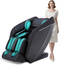 Cooleben Massagestühle & Sitzauflagen, Schwarz, AM325B 4D Dual-Core Ganzkörper-Massagesessel mit Wärme, Sprachsteuerung und Luftpolster für Nacken