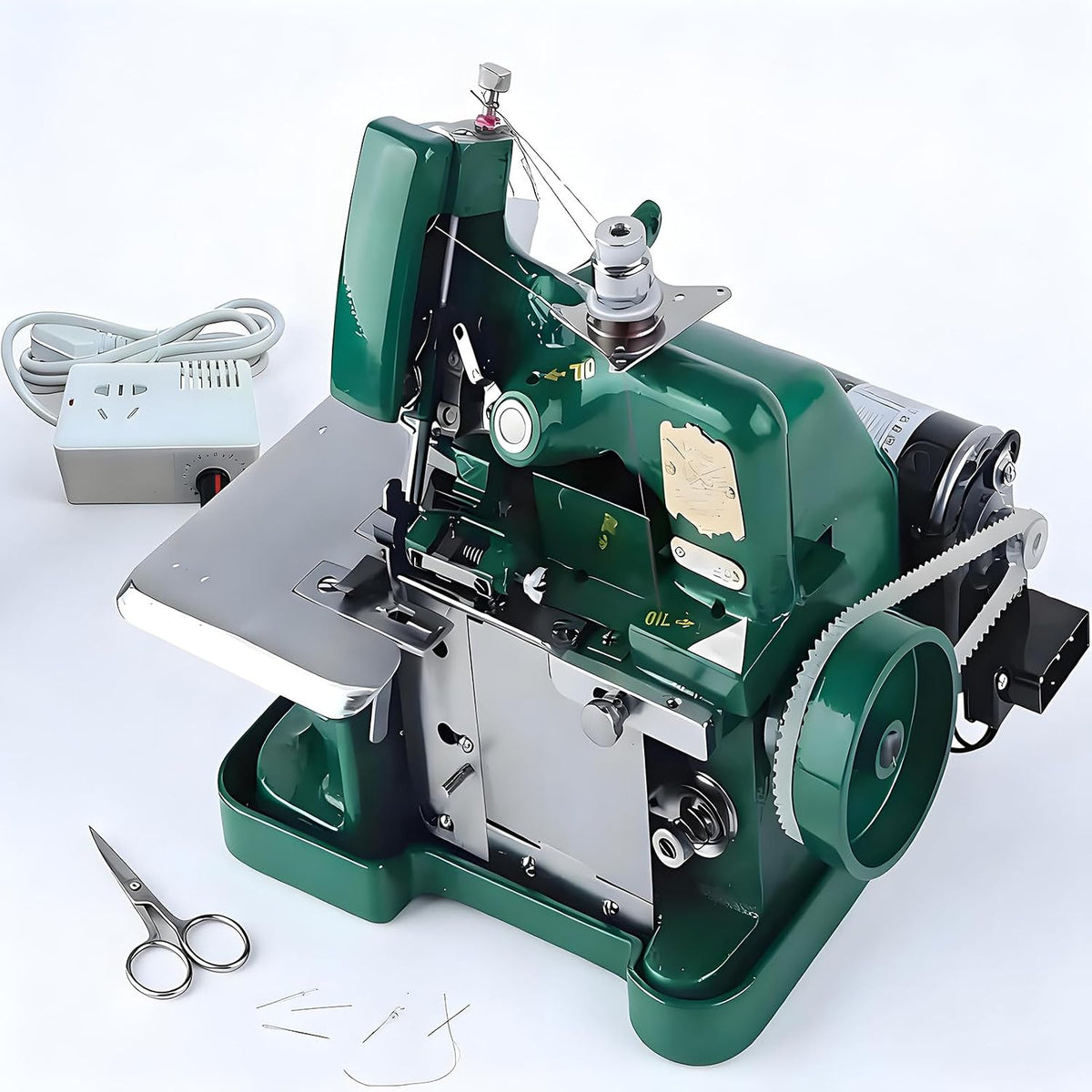 SHENGSHIYU Elektronisch gesteuerte Nähmaschinen, 3,2 mm, 250 W, 3 mm, 4 mm, Grün