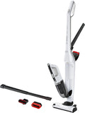 Bosch Stabstaubsauger, 0,4 l, Schwarz/Weiß, BCH3K255 Elektrobesen ohne Beutel Schwarz, Weiß