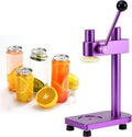 HENGCMM Monitor, 12 x 20 x 29,5 cm, Aluminiumlegierung, Violett, Soda-Dosen-Versiegelungswerkzeug, Tragbare Dosenverschließmaschine mit Niederdruck