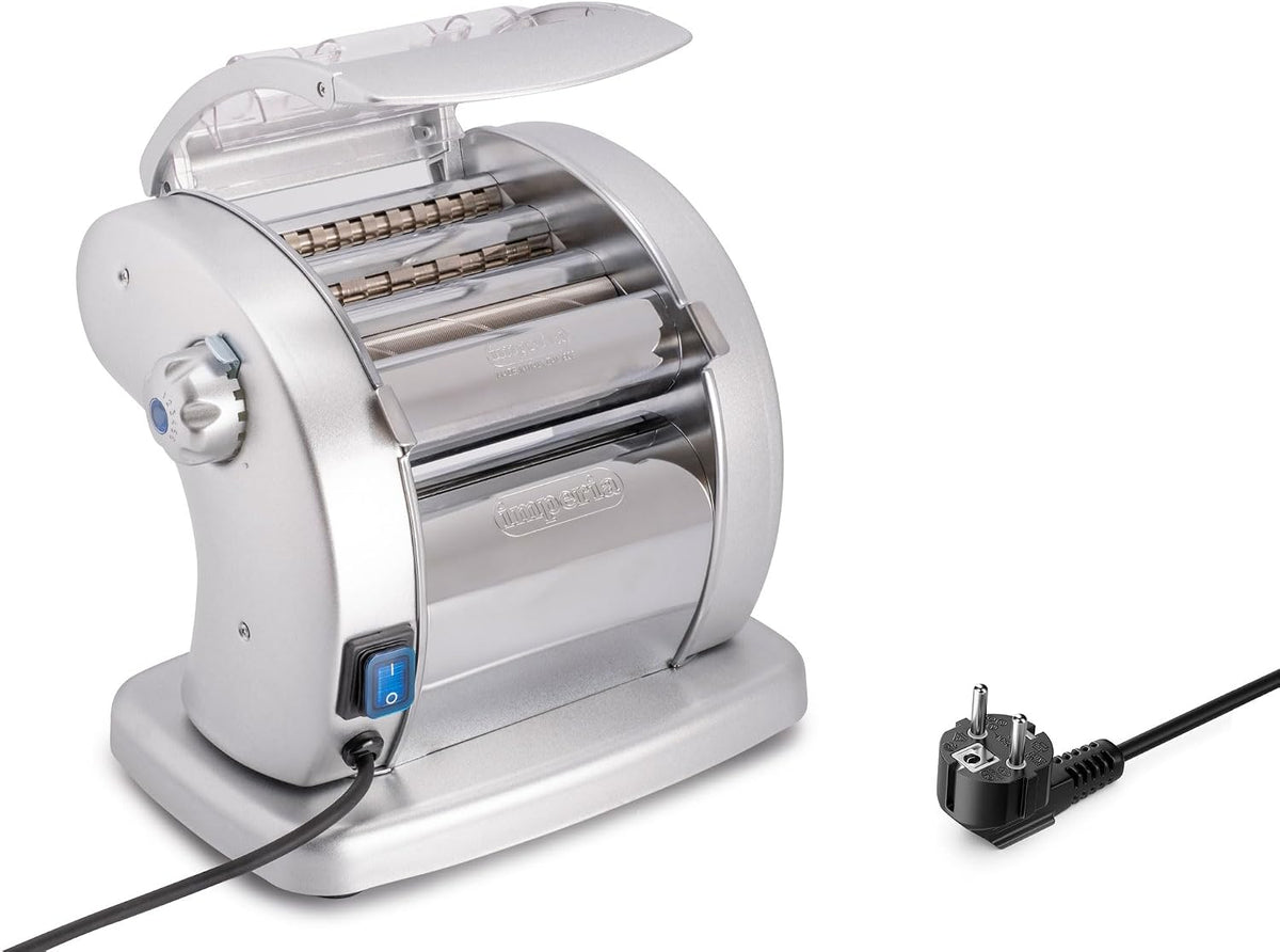 Imperia Nudelmaschinen, 220 V, Schwarz, Pastapresto Ruvida Gourmet Linie. Elektrische Nudelmaschine, Tagliolini