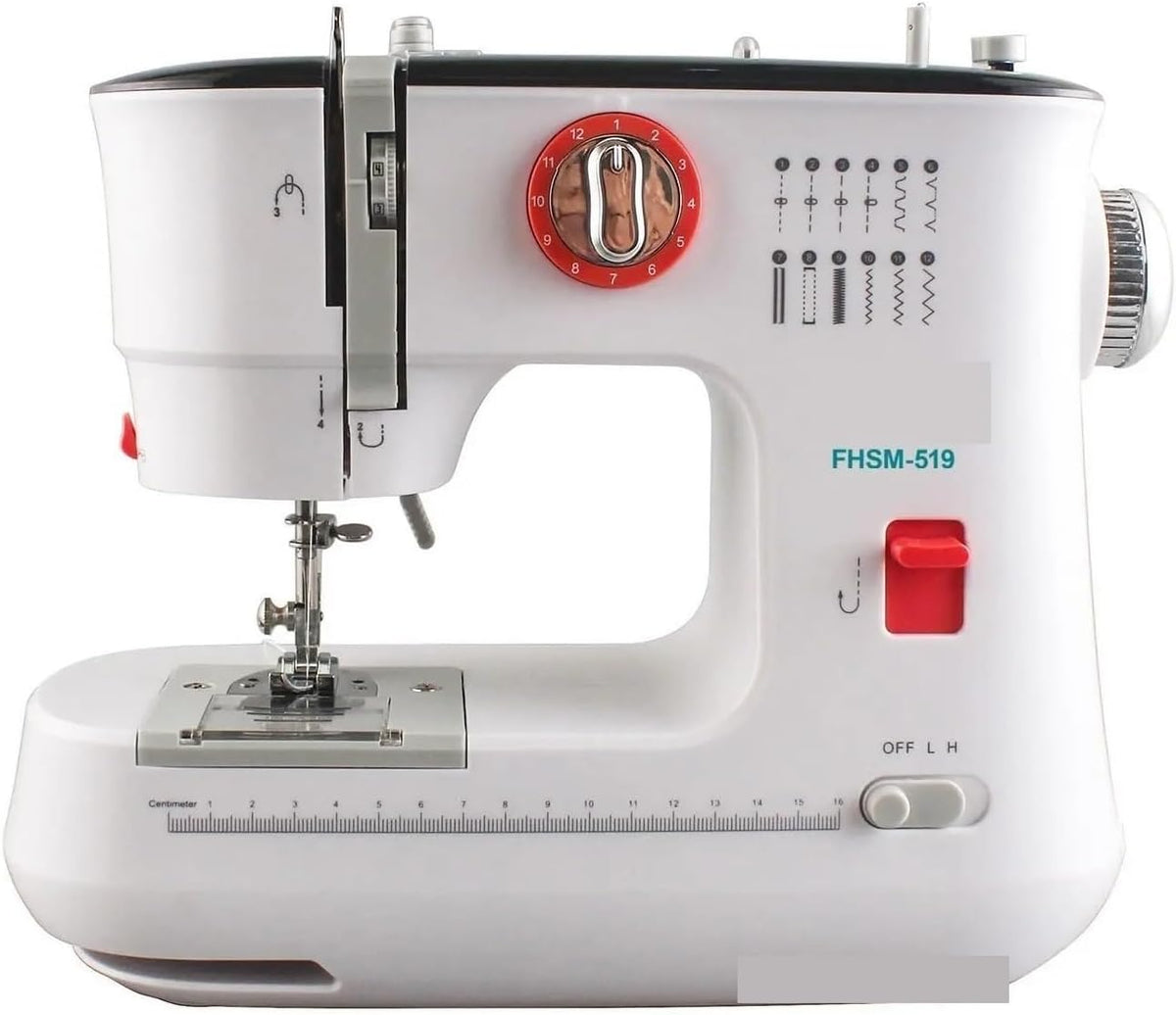 DOTHMVGTD Overlock-Nähmaschinen, Grau, Elektrische Kleine Desktop-Stickmaschine, Multifunktionale, Dicke Nähmaschine Leistungsstark Leise Stabil(A)