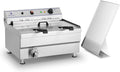 Royal Catering Heißluftfritteuse, 24 Liter, 9000 W, 400 V, Silber, RCBG 30-2-B STH Fettbackgerät Fritteuse Friteuse