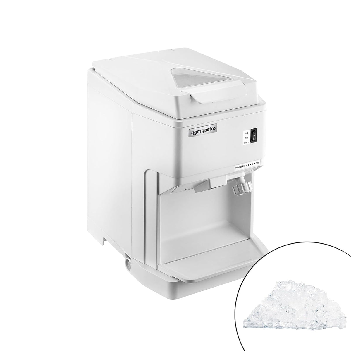 GGM Gastro Systemgastronomieausrüstung & -zubehör, 250 W, 2 kg, Grau, Tisch-Eiscrusher /m