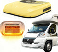 Wohnmobil Mobiles Klimagerät, 25 x 35 cm, 38 x 42 cm, 1600 W, 1110 W, Weiß, Dachklimaanlage, Kühlung & Heizung mit Temperaturanzeige