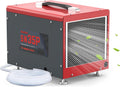 Abestorm Luftentfeuchter, 1.000 m, Rot, Guardian SN35P 70 PPD Energy Star Crawl Space mit Pumpe, automatische Abtauung