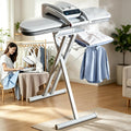 HEIHEIZI Bügelpressen, 80 x 31 cm, 1800 W, 50 kg, Grau, Große Dampf-Bügelpresse, gewerbliche Bügelpresse, Antihaft-Oberfläche
